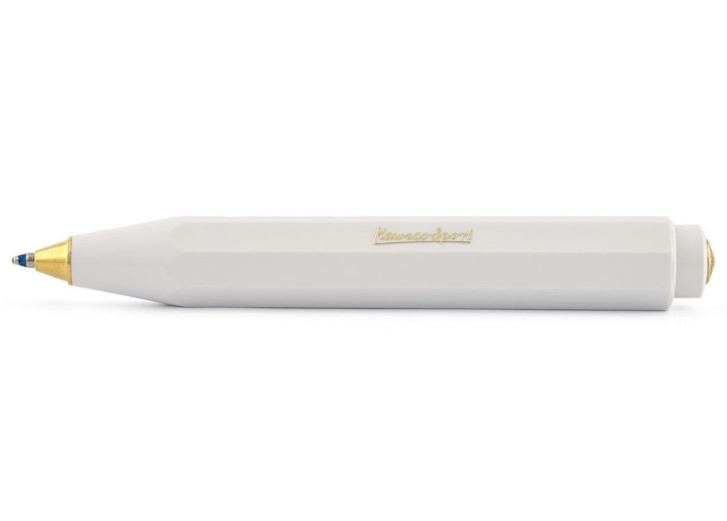 Kaweco CLASSIC Sport Kugelschreiber Weiß - Schmidt's Papeterie