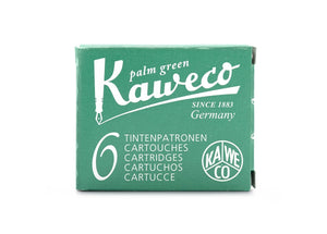 Kaweco Tintenpatronen 6-Pack Palmengrün - Schmidt's Papeterie