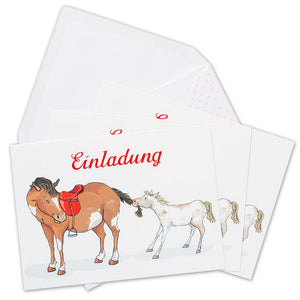 Kindereinladung Pony - Schmidt's Papeterie