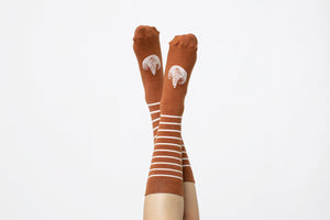 Latte Socks brown - Schmidt's Papeterie