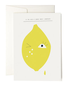 Lemon Grusskarte - Schmidt's Papeterie