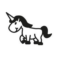 Lade das Bild in den Galerie-Viewer, Ministempel Elfi Einhorn - Schmidt&#39;s Papeterie