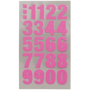 Office Stick, Neon Pinke Zahlen - Schmidt's Papeterie