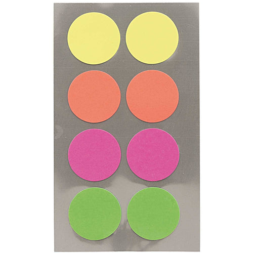 Office Stick, Neon Punkte 25MM - Schmidt's Papeterie