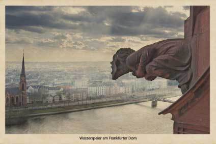 Wasserspeier am Frankfurter Dom - Schmidt's Papeterie